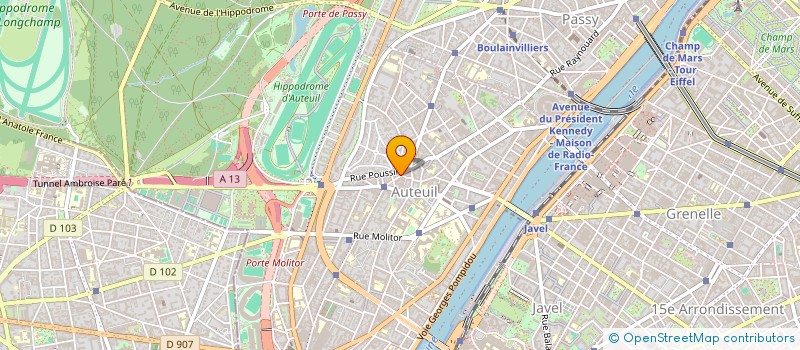 localisation de l'entreprise COMMERCE ET TECHNIQUE GS  PARIS