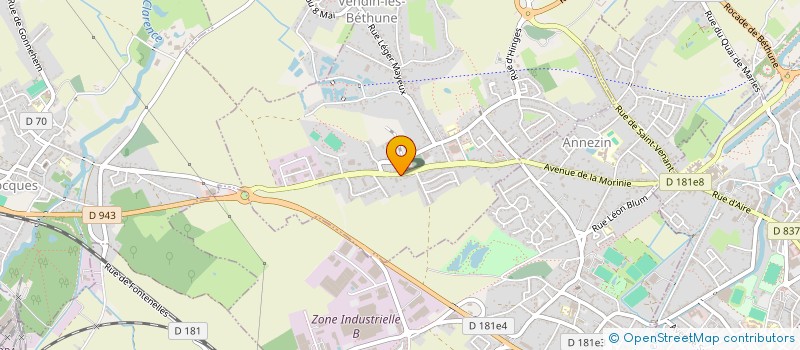 localisation de l'entreprise COMMERCE EXPORT MARKETING à VENDIN-LES-BETHUNE