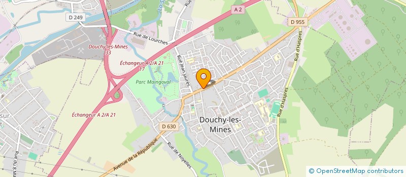 localisation de l'entreprise COMMERCE FINANCEMENT MARKETING à DOUCHY-LES-MINES