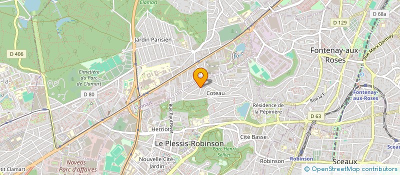 localisation de l'entreprise COMMERCE ITALIEN ALIMENTAIRE ORIGINAL à LE PLESSIS-ROBINSON