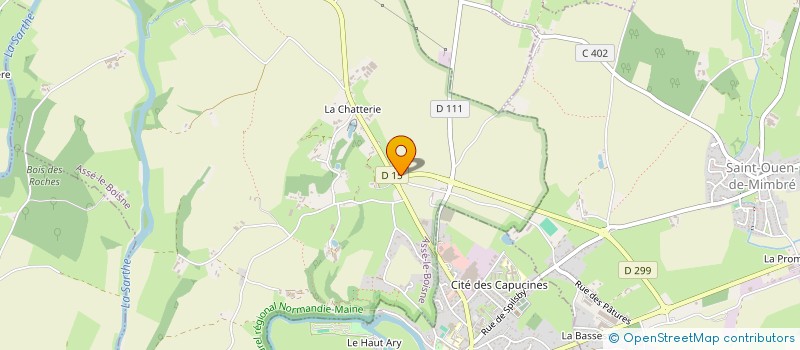 localisation de l'entreprise COMMERCE LOCATION FRANCHISE  ASSE-LE-BOISNE