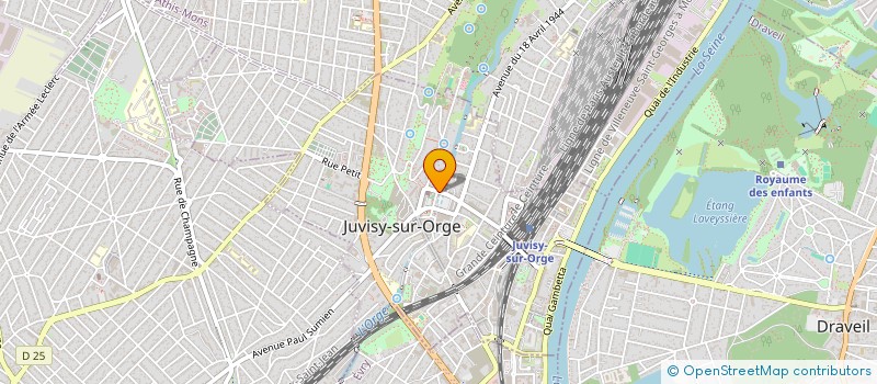 localisation de l'entreprise COMMERCE PRESTIGE SARL à JUVISY-SUR-ORGE