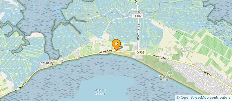 localisation de l'entreprise COMMERCES DU BOUTILLON  LA COUARDE-SUR-MER