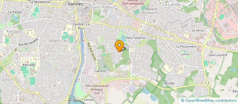 localisation de l'entreprise COMMERCES ET ENTREPRISES  VANNES