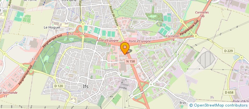 localisation de l'entreprise COMMERCES ET SERVICES  IFS