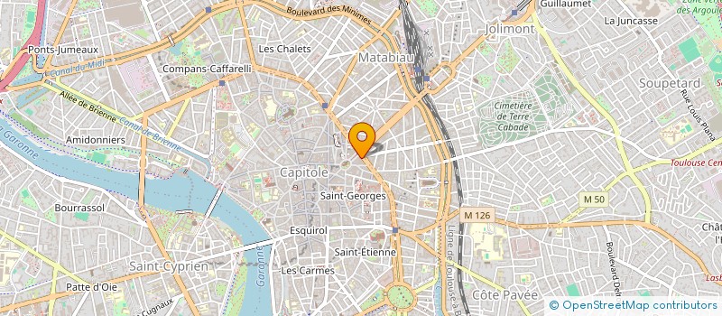 localisation de l'entreprise COMMERCES ET SOUS-SOL à TOULOUSE