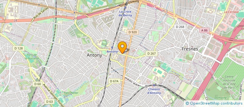 localisation de l'entreprise COMMERCES MULTIPLES D'ILE DE FRANCE à ANTONY