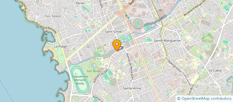 localisation de l'entreprise COMMERCIA à MARSEILLE
