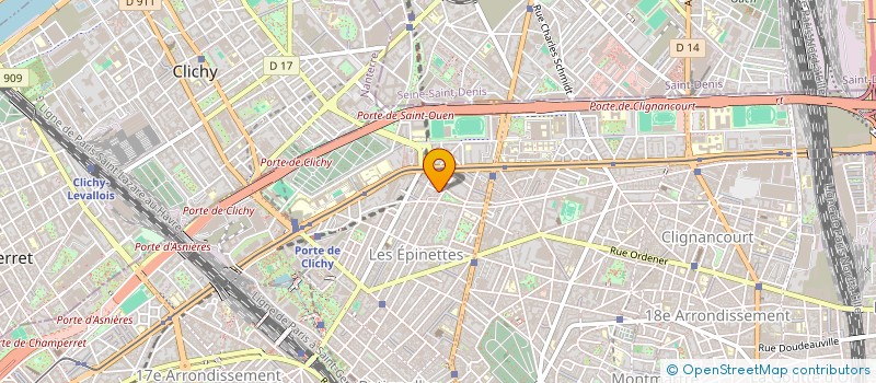 localisation de l'entreprise COMMERCIA DISTRIBUTION ALIMENT à PARIS