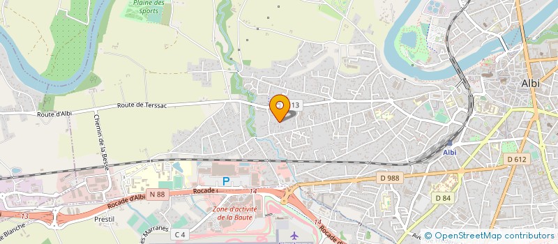 localisation de l'entreprise COMMERCIAL SKILLS COMPANION à ALBI