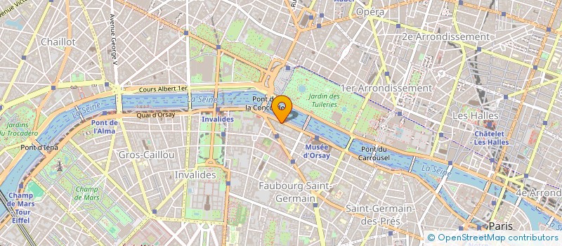 localisation de l'entreprise COMMERCIALE ET CAUTIONNEMENT  PARIS