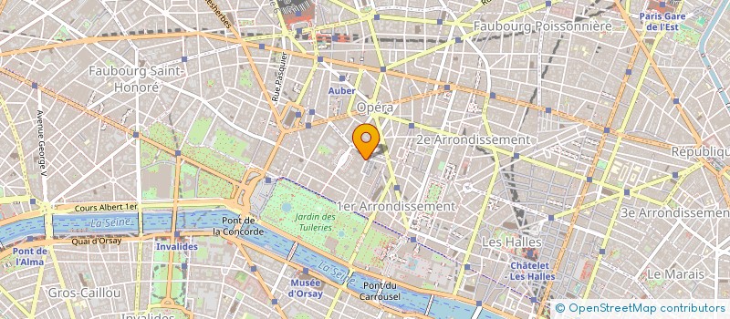 localisation de l'entreprise COMMERCIALE ET FINANCIERE JOUBERT SA à PARIS