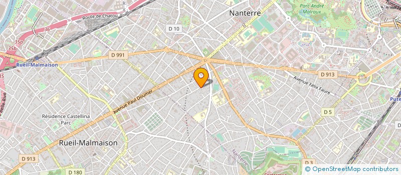 localisation de l'entreprise COMMERCIALIS APPLICATION NOUVELLE TECHNI à NANTERRE