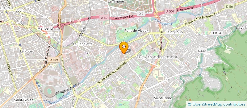 localisation de l'entreprise COMMERCIALISAT DIFFUS PAPIERS EMBALLAGES à MARSEILLE