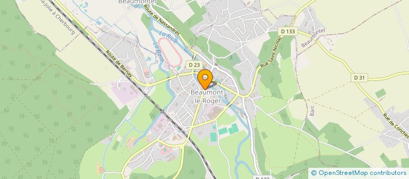 localisation de l'entreprise COMMERCIALISATION D'ALIMENTATION ANIMALE à BEAUMONT-LE-ROGER