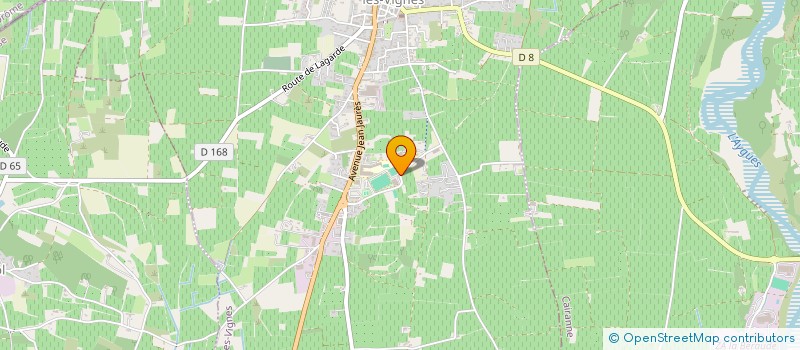 localisation de l'entreprise COMMERCIALISATION LOTS MARCHANDISES  SAINTE-CECILE-LES-VIGNES