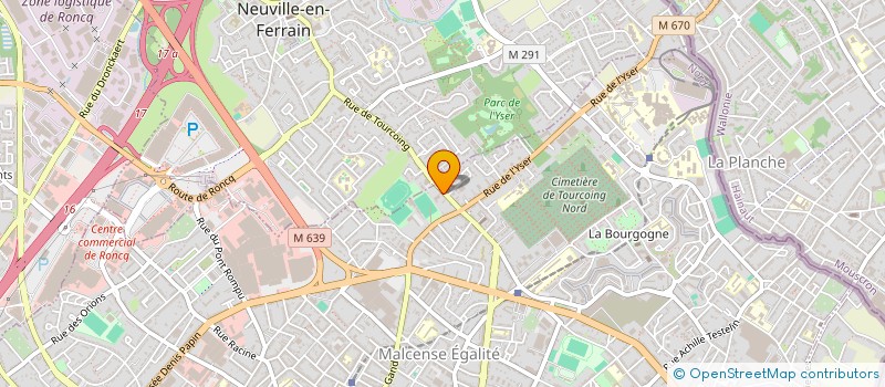 localisation de l'entreprise COMMERCIALISATION PRODUITS PROMOTIONNELS  TOURCOING