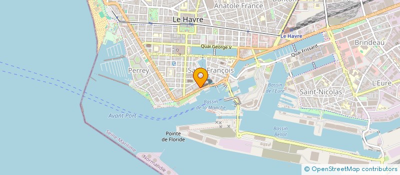 localisation de l'entreprise COMMERCIALISATION PROSPECTION ETUDES à LE HAVRE