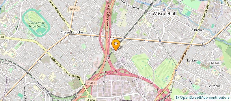 localisation de l'entreprise COMMERCIUM  WASQUEHAL