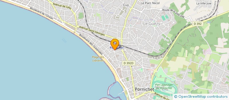 localisation de l'entreprise COMMERE ET COUPRY à PORNICHET