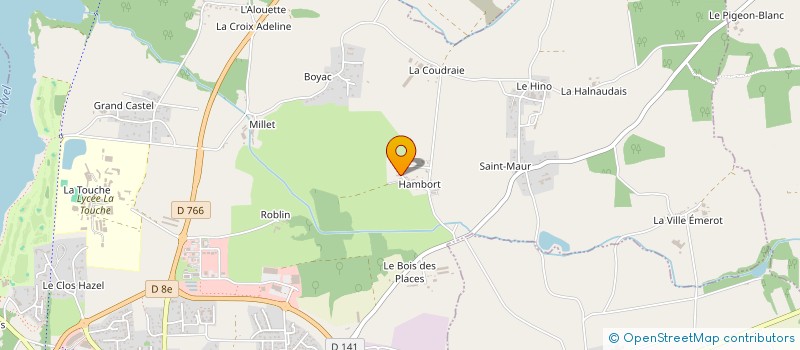 localisation de l'entreprise COMMEREUC TP à PLOERMEL