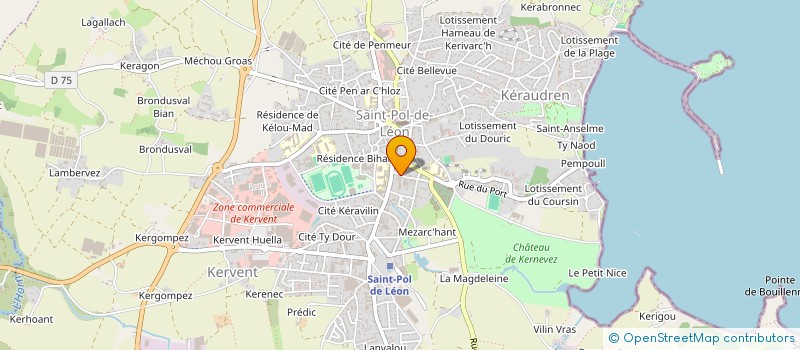 localisation de l'entreprise COMMI  SAINT-POL-DE-LEON