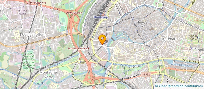 localisation de l'entreprise COMMINDUS à STRASBOURG