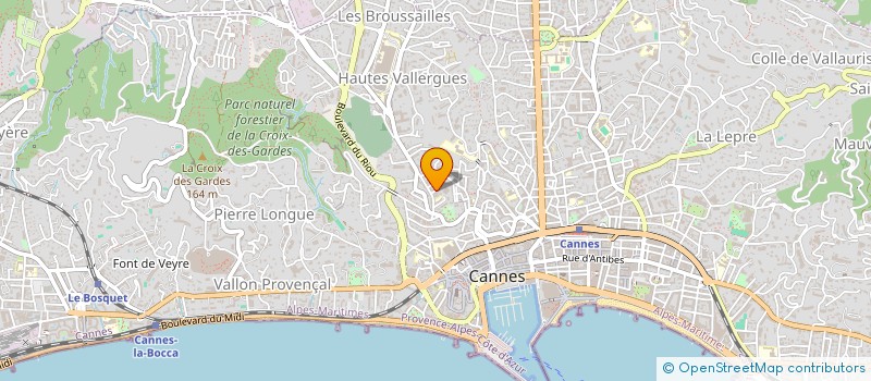 localisation de l'entreprise COMMINES SAS à CANNES