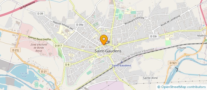 localisation de l'entreprise COMMINGES ELECTRONIC à SAINT-GAUDENS