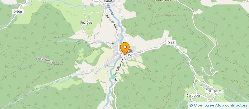localisation de l'entreprise COMMINGES PYRENEES ENERGIE CITOYENNE (COPEC) à ASPET