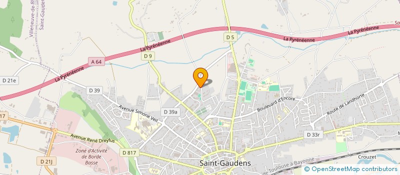 localisation de l'entreprise COMMINGES RECUP FERRAILLES à SAINT-GAUDENS