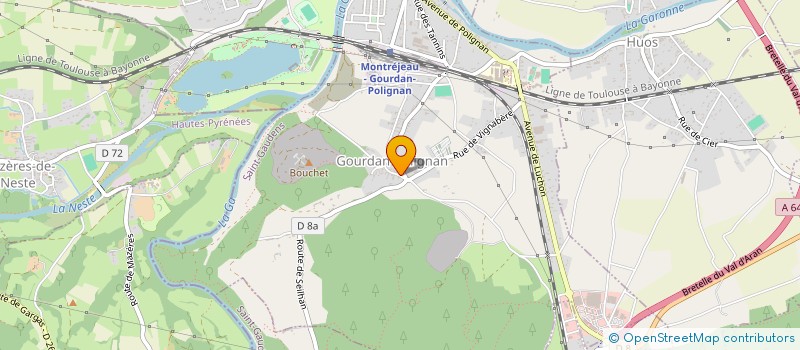 localisation de l'entreprise COMMINGES THERMIQUES ENERGIES  MARTRES-DE-RIVIERE