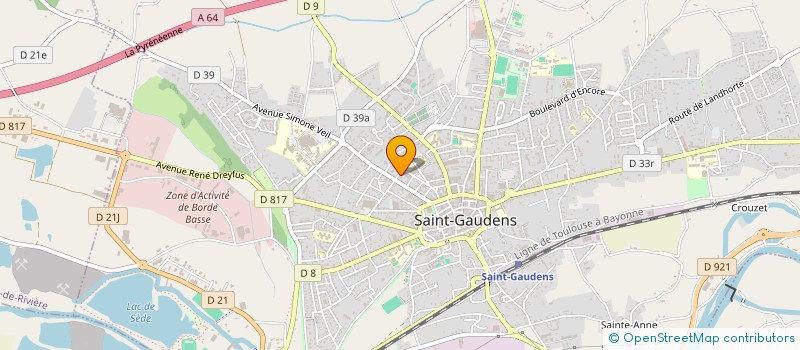 localisation de l'entreprise COMMINGES TRIATHLON à SAINT-GAUDENS