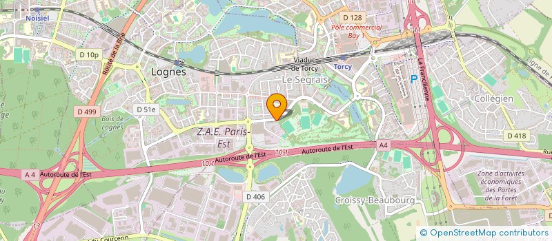 localisation de l'entreprise COMMIP à LOGNES