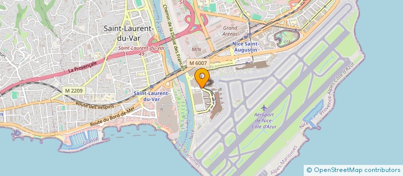 localisation de l'entreprise COMMIRA à NICE