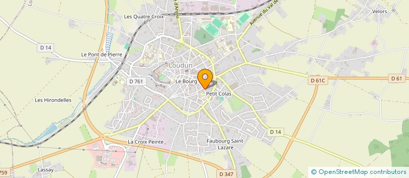 localisation de l'entreprise COMMIS D'OFFICE  CHALAIS