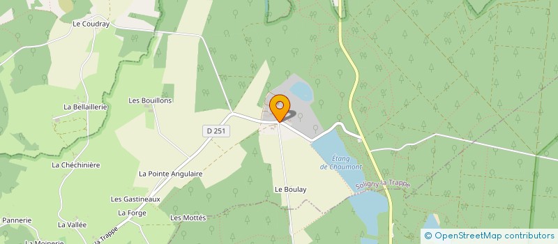 localisation de l'entreprise COMMIS FRANCO CISTERCIENNE à SOLIGNY-LA-TRAPPE