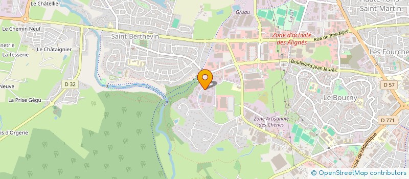localisation de l'entreprise COMMISS PERMANENTE ECHANGE SOUABE MAYENN à SAINT-BERTHEVIN
