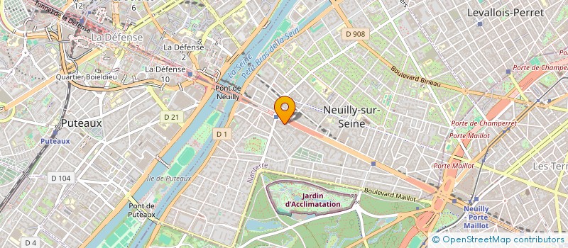 localisation de l'entreprise COMMISSARIAT AUDIT CONTROLE à NEUILLY-SUR-SEINE