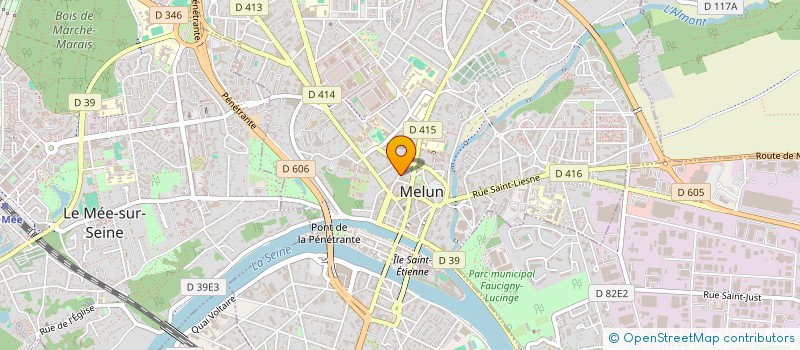 localisation de l'entreprise COMMISSARIAT CONTROLE CONSEIL EXPERTISE AUDIT à MELUN
