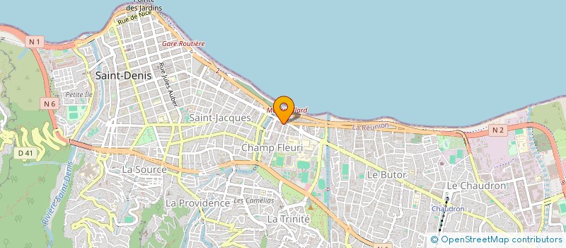 localisation de l'entreprise COMMISSARIAT ET AUDIT-3A  SAINT-DENIS