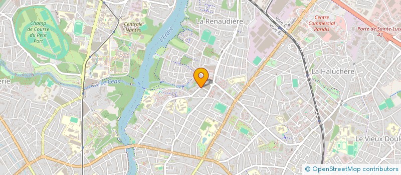 localisation de l'entreprise COMMISSARIAT ET AUDIT REGION B A à NANTES