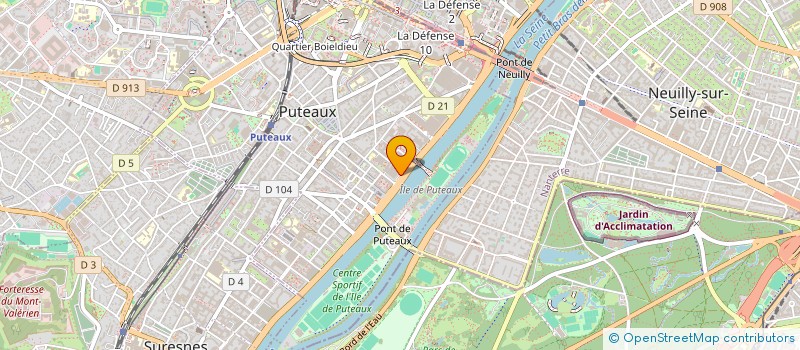 localisation de l'entreprise COMMISSION CANTINE LA MADONE  PUTEAUX