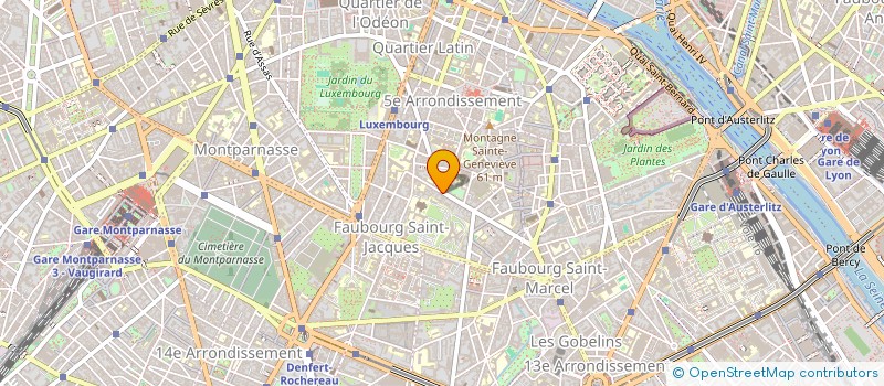 localisation de l'entreprise COMMISSION CARTE GEOLOGIQ MOND à PARIS