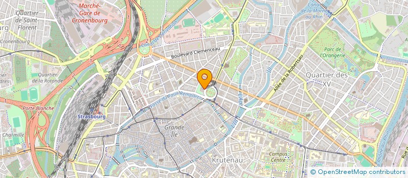 localisation de l'entreprise COMMISSION CENTR NAVIGAT RHIN à STRASBOURG