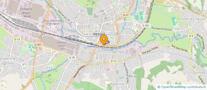 localisation de l'entreprise COMMISSION CONCERTATION AMBULANCIERS à VESOUL