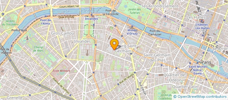 localisation de l'entreprise COMMISSION D'ACCES AUX DOCUMENTS ADMINISTRATIFS à PARIS