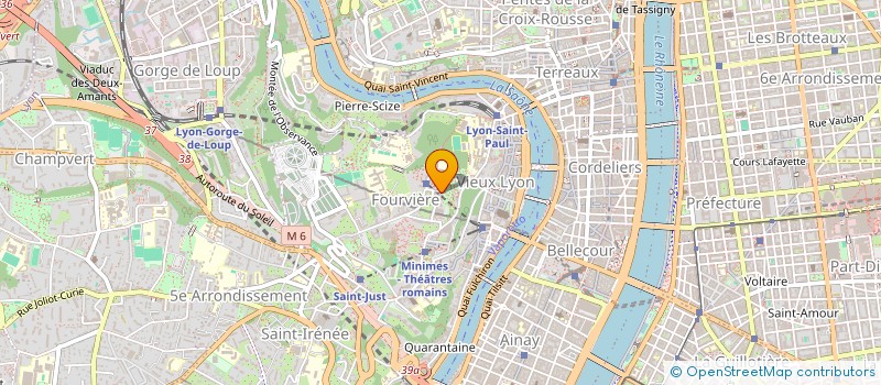 localisation de l'entreprise COMMISSION DE FOURVIERE à LYON