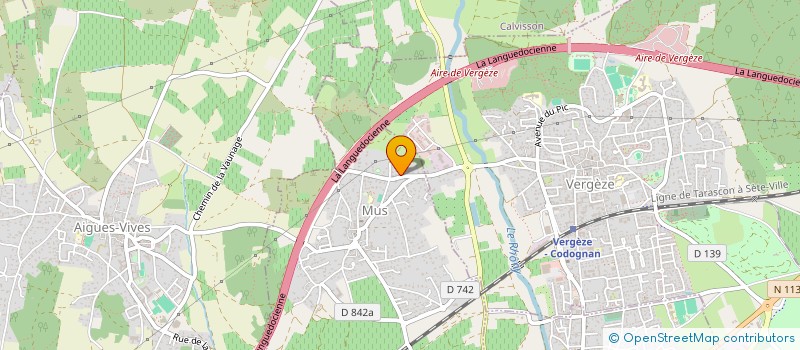 localisation de l'entreprise COMMISSION DEPARTEMENTALE DES COURSES HORS STADE DU GARD  MUS