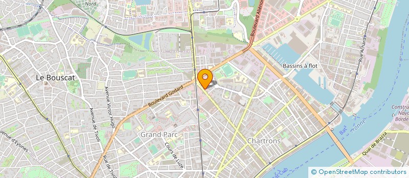 localisation de l'entreprise COMMISSION DU FONDS SOCIAL DE SOLIDARITE DE LA CCI AQUITAINE-ALIENOR  BORDEAUX